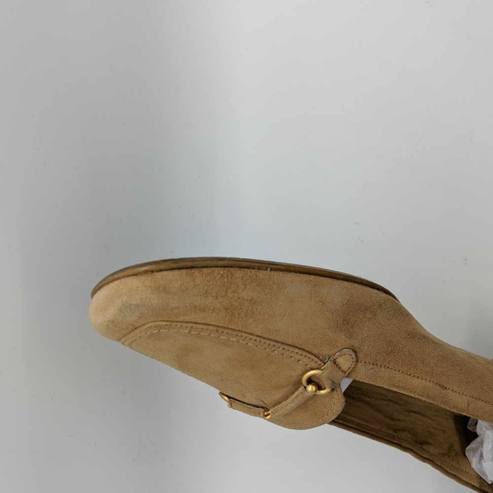 Stuart Weitzman Camel Color Flats.  Size 9.5 - Picture 12 of 15